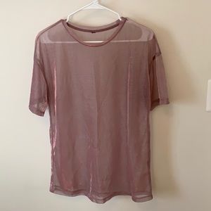 Iridescent see-through Tee